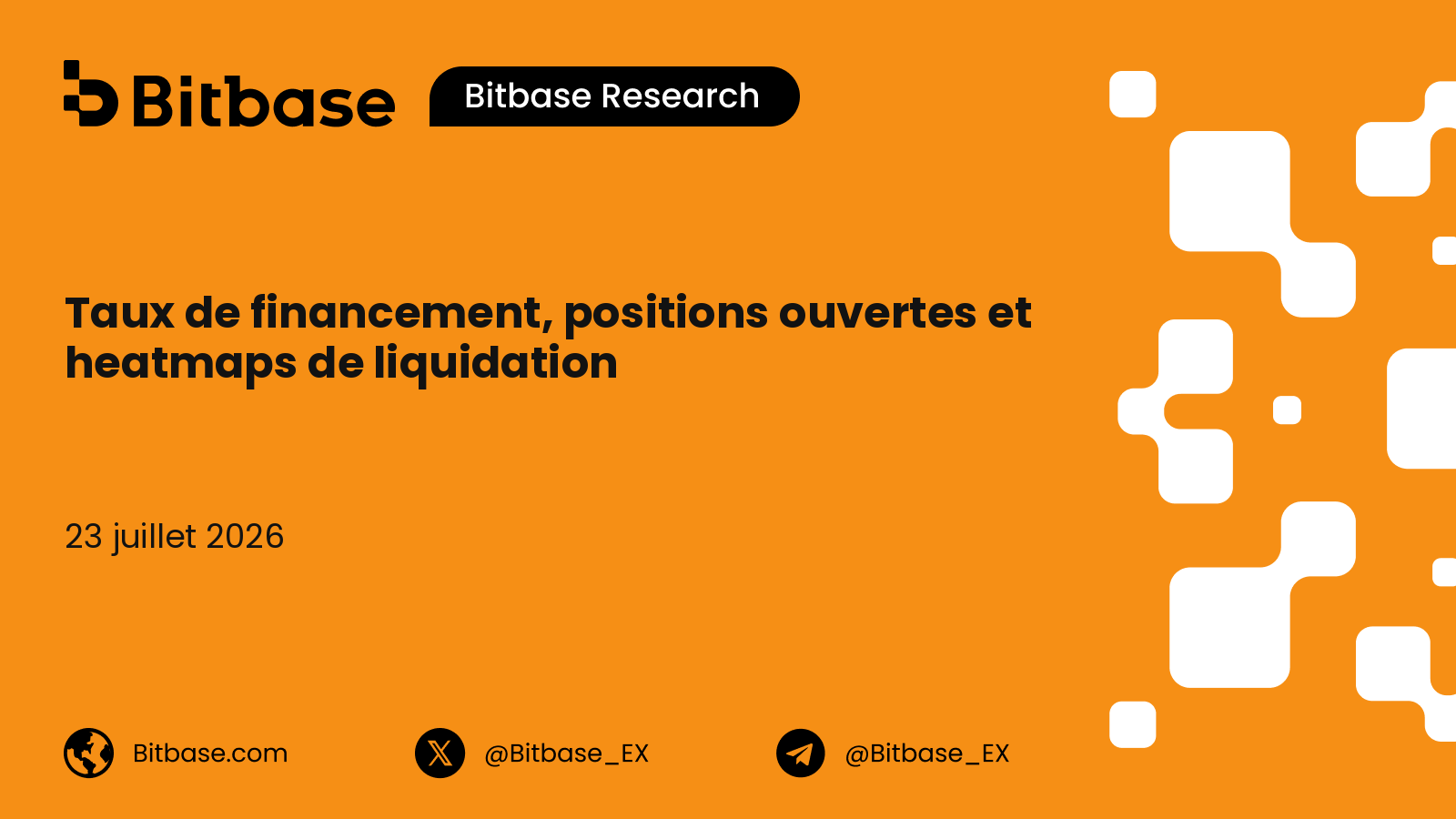 Taux de financement, positions ouvertes et heatmaps de liquidation : un modèle de stress de positionnement sur les dérivés