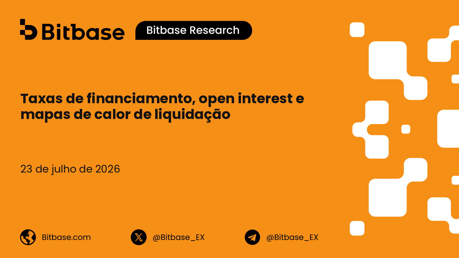 Taxas de financiamento, open interest e mapas de calor de liquidação: um modelo de estresse de posicionamento em derivativos