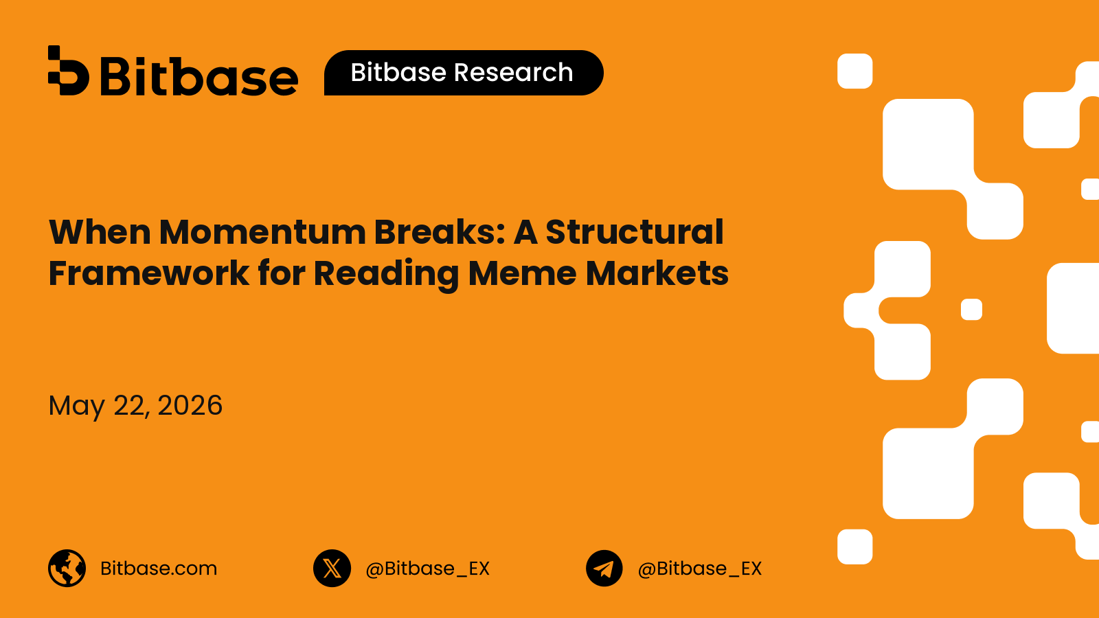 When Momentum Breaks: A Structural Framework for Reading Meme Markets