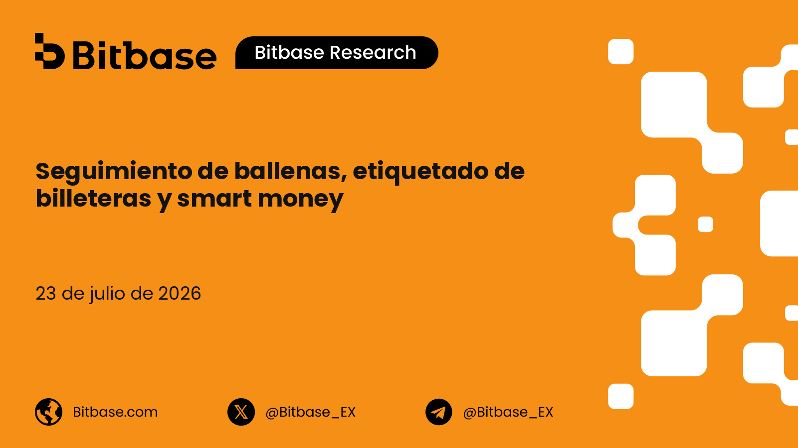 Seguimiento de ballenas, etiquetado de billeteras y smart money: una taxonomía de entidades-billetera y un marco forense de detección