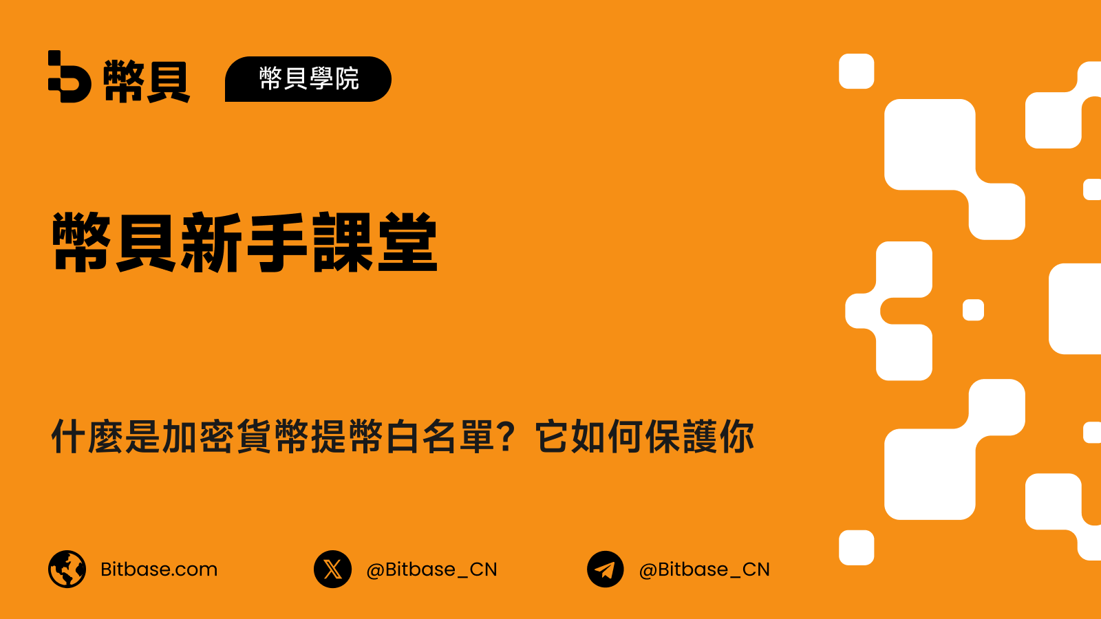什麼是加密貨幣提幣白名單？它如何保護你