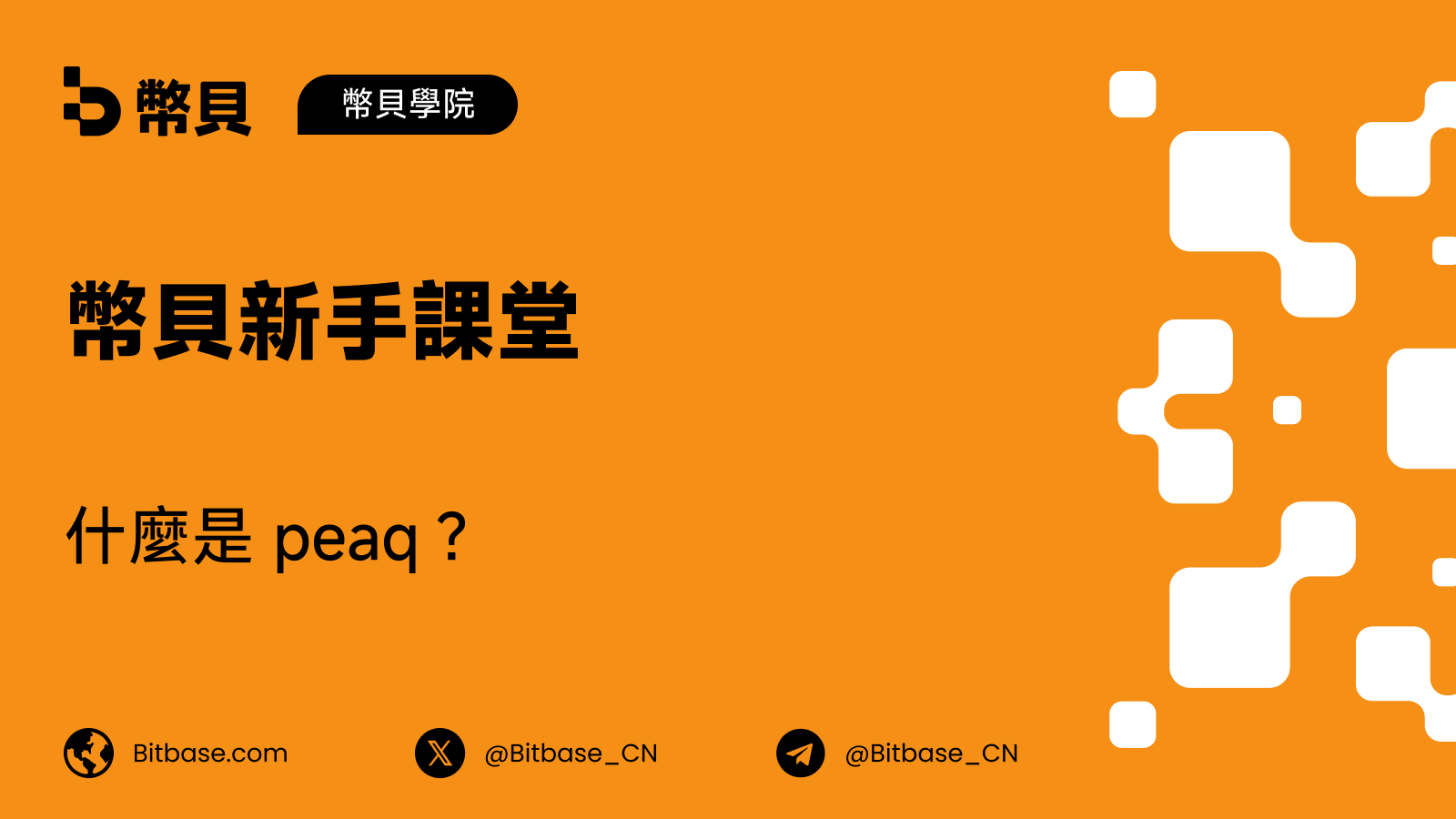 什麼是 peaq?