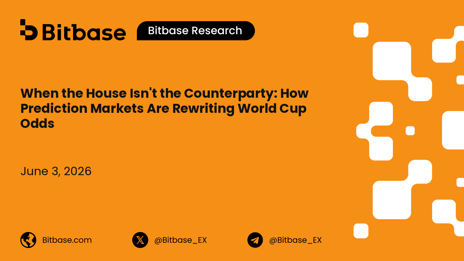 When the House Isn't the Counterparty: How Prediction Markets Are Rewriting World Cup Odds